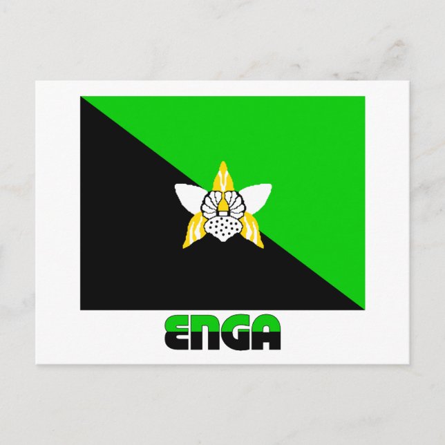 Enga Province, PNG Postcard (Front)