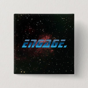 Engage 15 Cm Square Badge