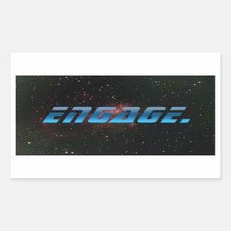 Engage Rectangular Sticker