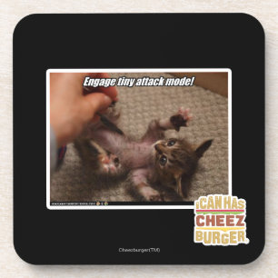 Engage tiny attack mode! coaster
