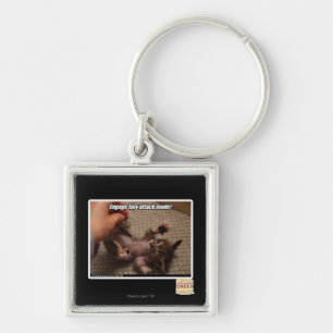 Engage tiny attack mode! key ring