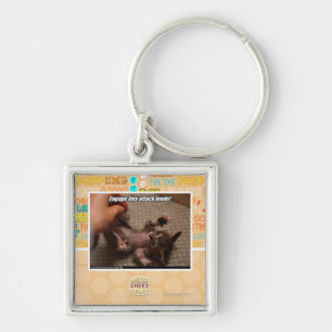 Engage tiny attack mode! key ring