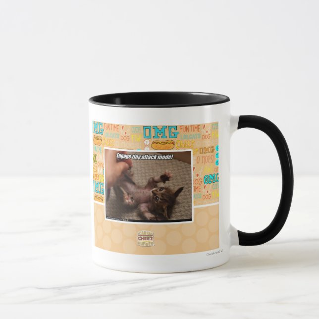 Engage tiny attack mode! mug (Right)