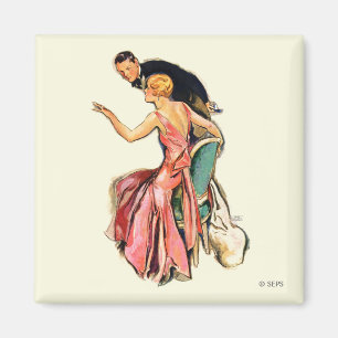 Engaged Couple Magnet