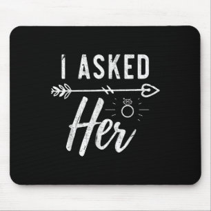 Engaged Couple Wedding Engagement Gift Uni-adults Mouse Pad