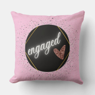 Engaged Glam Pastel Cushion