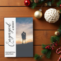 Engaged & Merry Couple Photo
