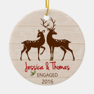 Engaged Personalised ornament