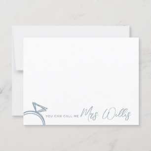 Engaged Stationery Postcard