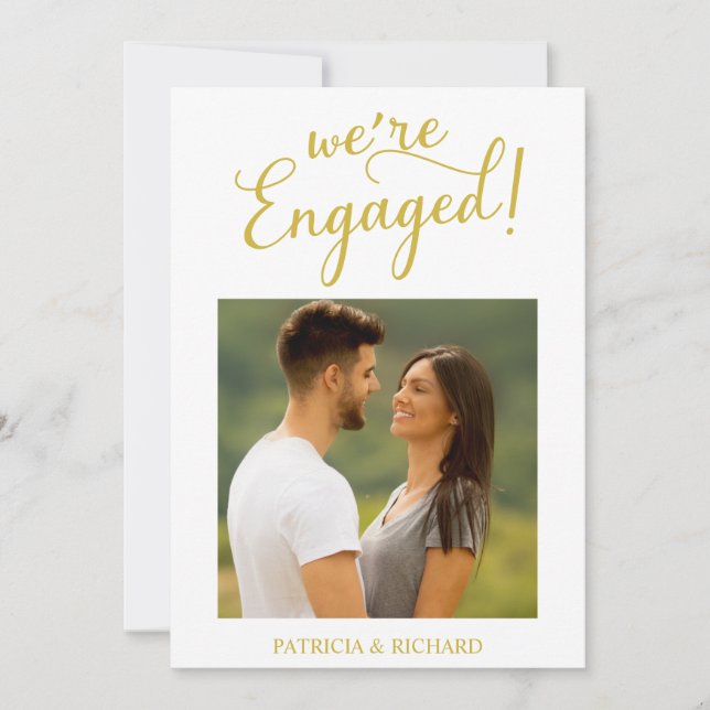 Engagement Announcement And Save The Date (Front)
