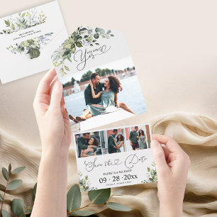 Engagement Announcement And Save The Date