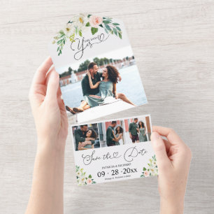Engagement Announcement And Save The Date