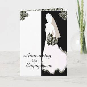 Engagement Announcement Card Template