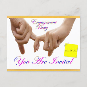 Engagement Announcement Postcard