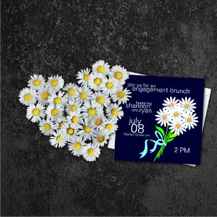 Engagement Brunch Invitations {Dark Blue}