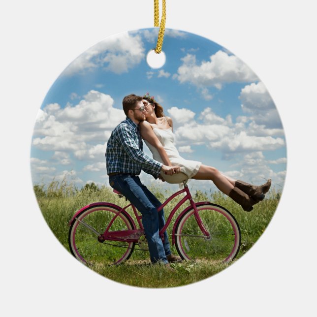 engagement ceramic tree decoration (Front)