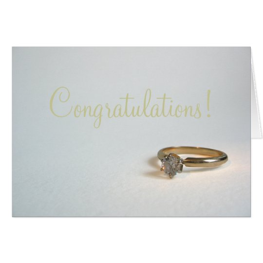 Engagement Congrats Card