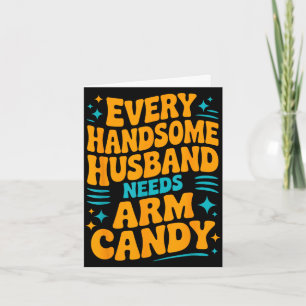 Engagement fiancé couple handsome husband needs card
