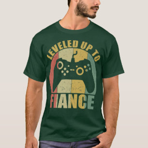 Engagement Fiance Groom Video Game Lovers Vintage  T-Shirt