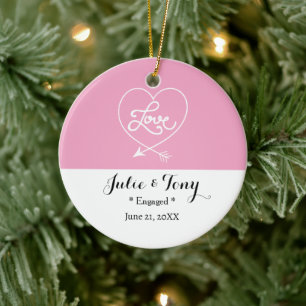 Engagement Gift Engagement Ornament -