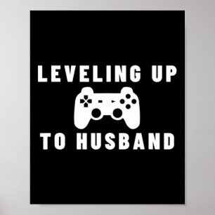 Engagement Gift For Groom Husband Bachelor Party G Poster