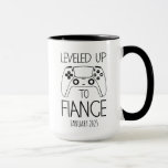 Engagement Gift for Him, LEVELED UP TO FIANCE  Mug<br><div class="desc">Engagement Gift for Him,  LEVELED UP TO FIANCE Two-Tone Coffee Mug -  Engagement gift him,  Future husband mug,  Wedding gift groom,  Personalised mug,  Custom fiance mug,  Gift future husband,  Fiancé birthday gift,  valentine's Day him,  fiance gift for him</div>