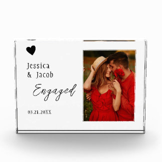 Engagement Gifts for Couple Newly Engaged Gift Photo Block