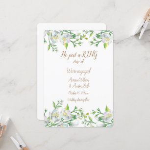 Engagement He Put A Ring On It Card