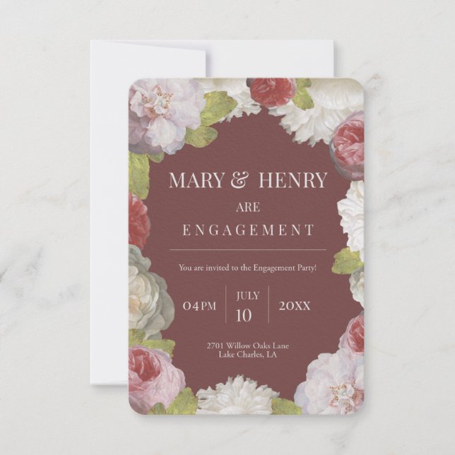ENGAGEMENT INVITATION (Front)