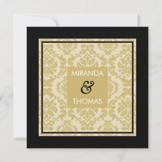 ENGAGEMENT INVITATIONS :: damask colours 3