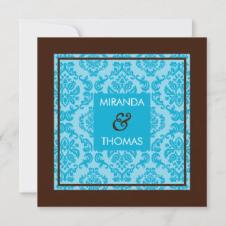 ENGAGEMENT INVITATIONS :: damask colours 4