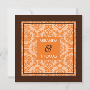 ENGAGEMENT INVITATIONS :: damask colours 8