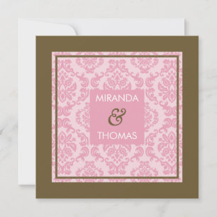 ENGAGEMENT INVITATIONS :: damask colours 9