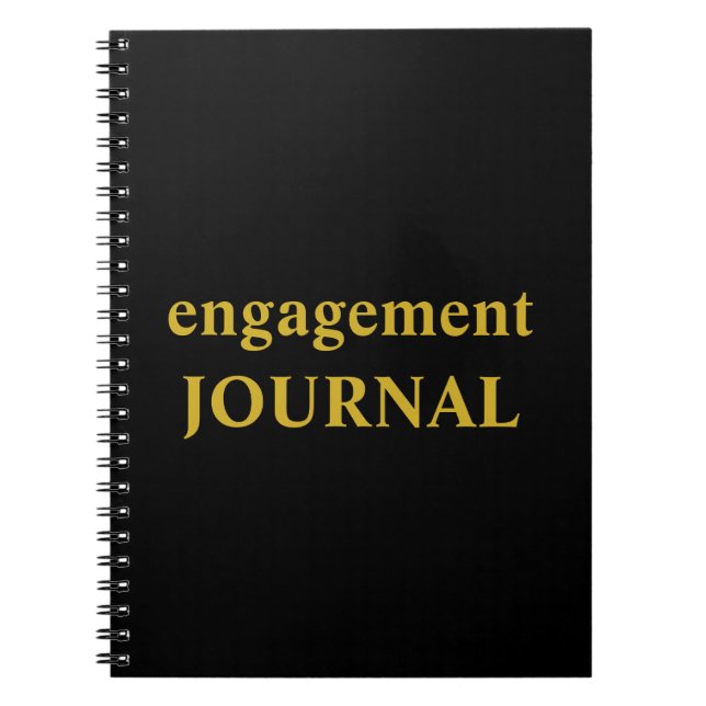 Engagement Journal and Memory Book | Engagement Gi (Front)
