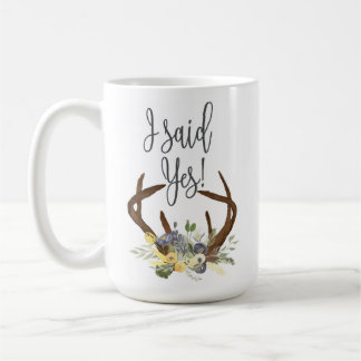 Engagement Mug, I Said Yes Mug