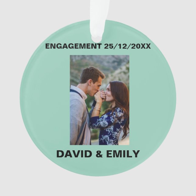 ENGAGEMENT ORANAMENT ORNAMENT (Front)