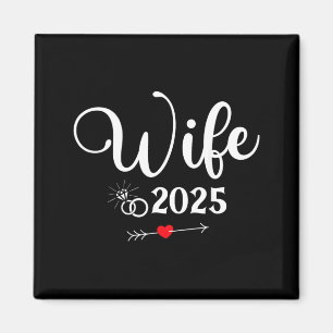 Engagement Party 2025 Wife Husband Matching Magnet