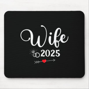 Engagement Party 2025 Wife Husband Matching Mouse Pad