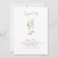 Engagement Party Champagne Toast