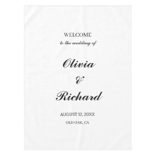 Engagement Party Decor, Rehearsal Dinner Reception Tablecloth
