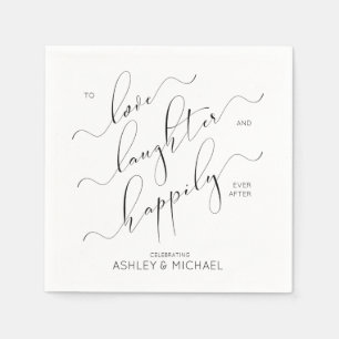 Engagement Party Happily Ever After Engagement Napkin