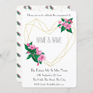 Engagement Party Invitation 1930's Inspired