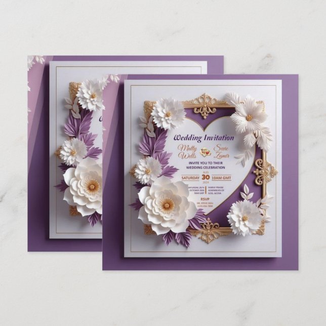 Engagement Party Invitations (Front/Back)