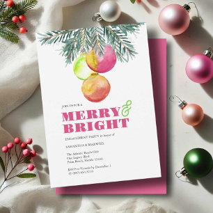 Engagement Party Invitations Christmas