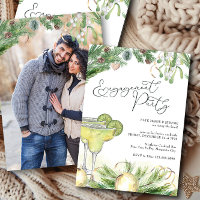 Engagement Party Margaritas and Mistletoe Photo