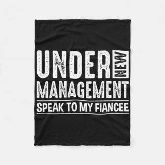 Engagement Party Men Under New Management See Fian Fleece Blanket
