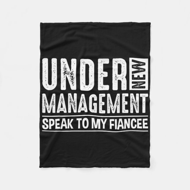 Engagement Party Men Under New Management See Fian Fleece Blanket (Front)