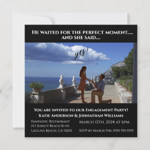 Engagement Party-Photo-Amalfi Italy- Backdrop- Invitation