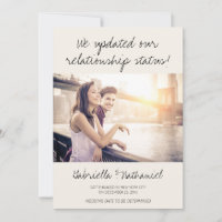 Engagement Photo Changed Relationship Status Funny