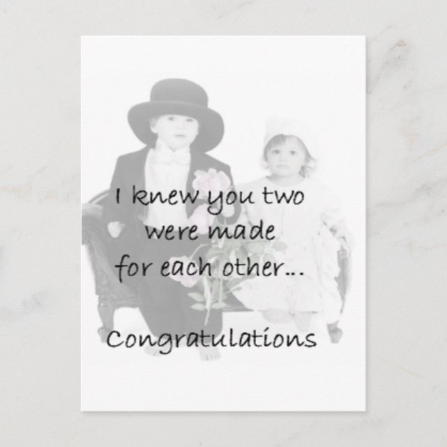 Engagement Postcard (Front)